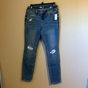 Old navy jeans rockstar super skinny low rise